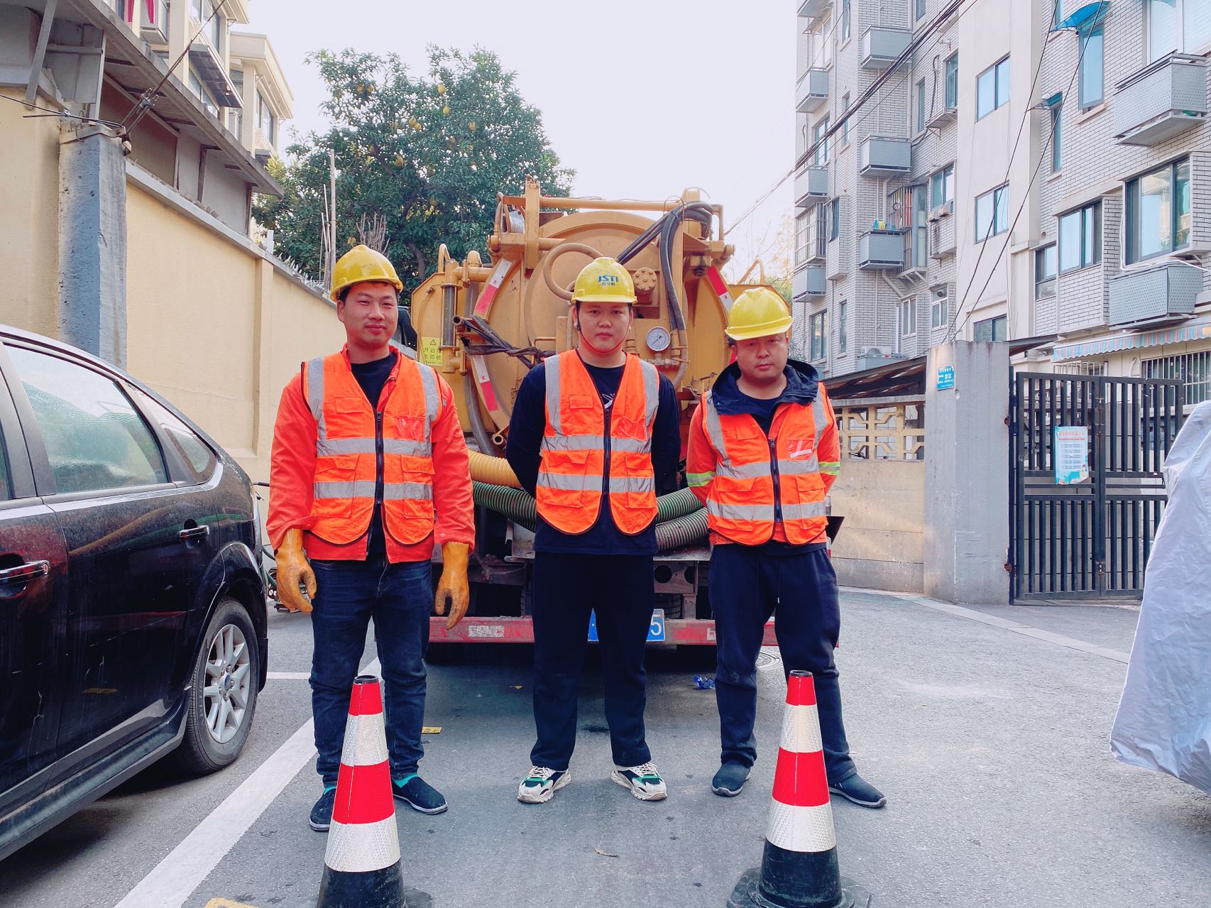临安南京某小区管道清淤检测施工